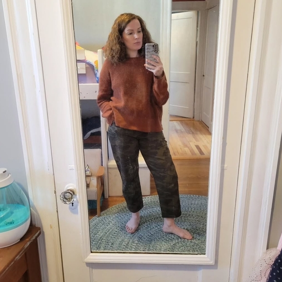 Vetta Capsule Edgy Sweater Waffle Terracotta - Picture 3 of 11